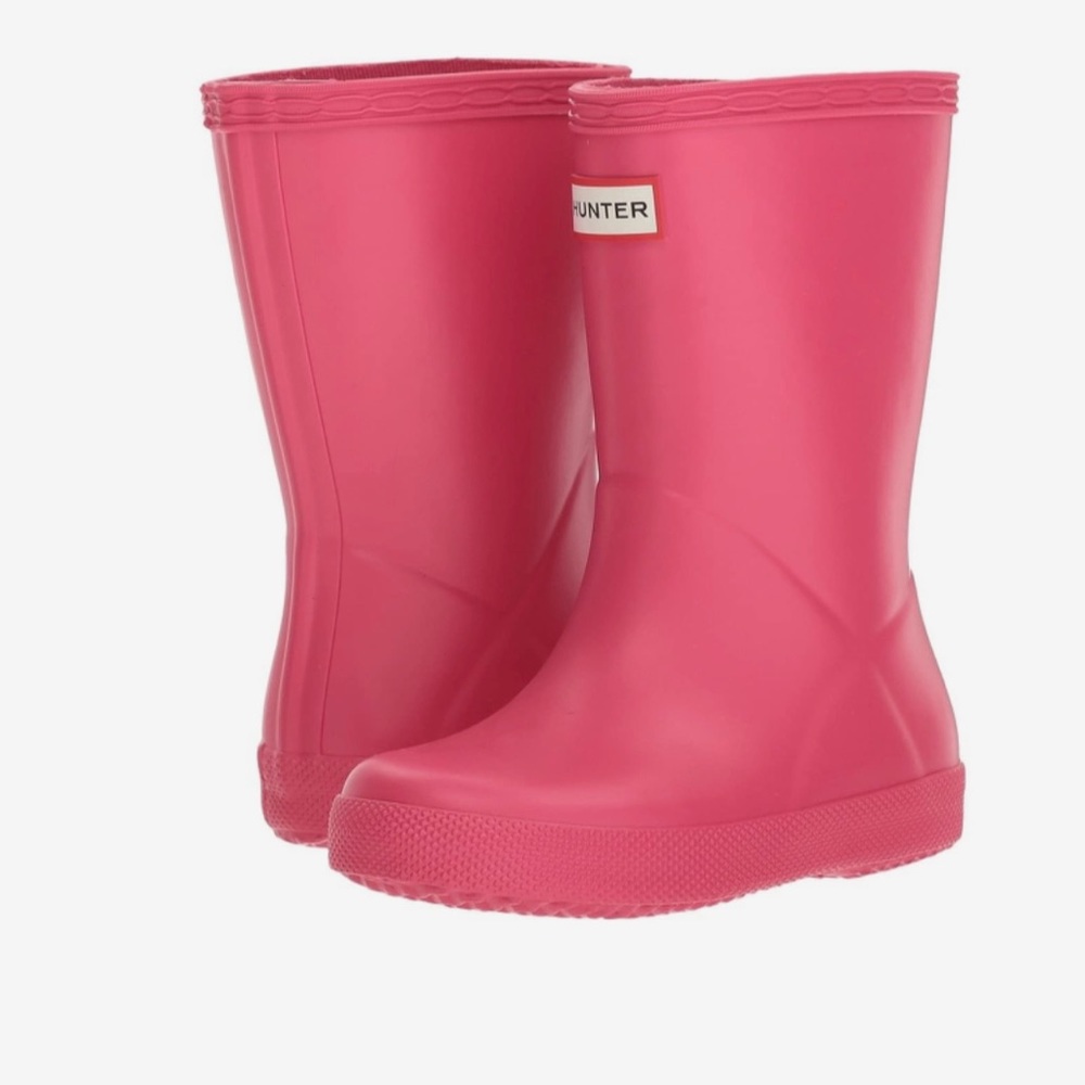 Kids Pink Hunter Rainboots